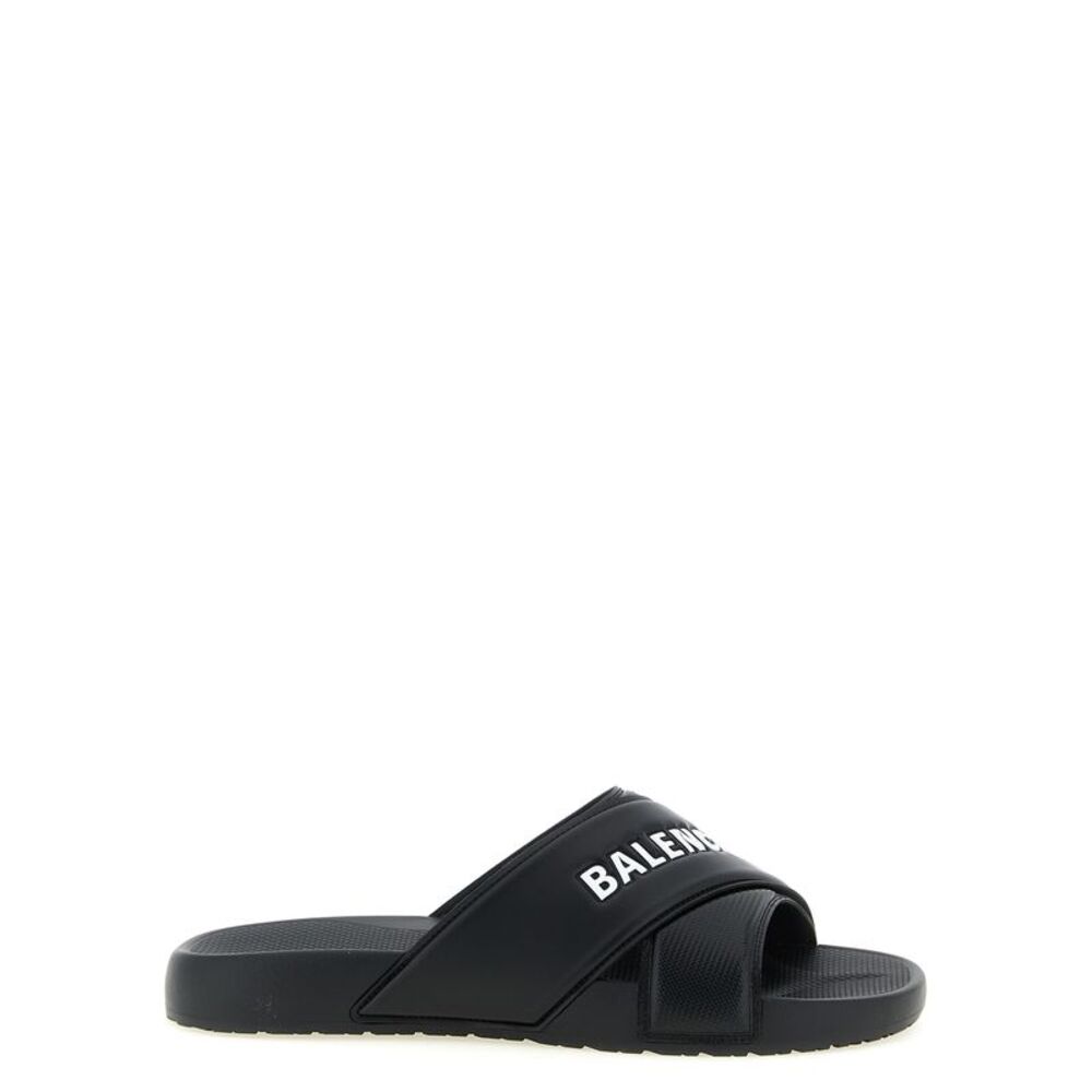 Balenciaga Men's Sporty Pool Slides - Picture 1 of 4